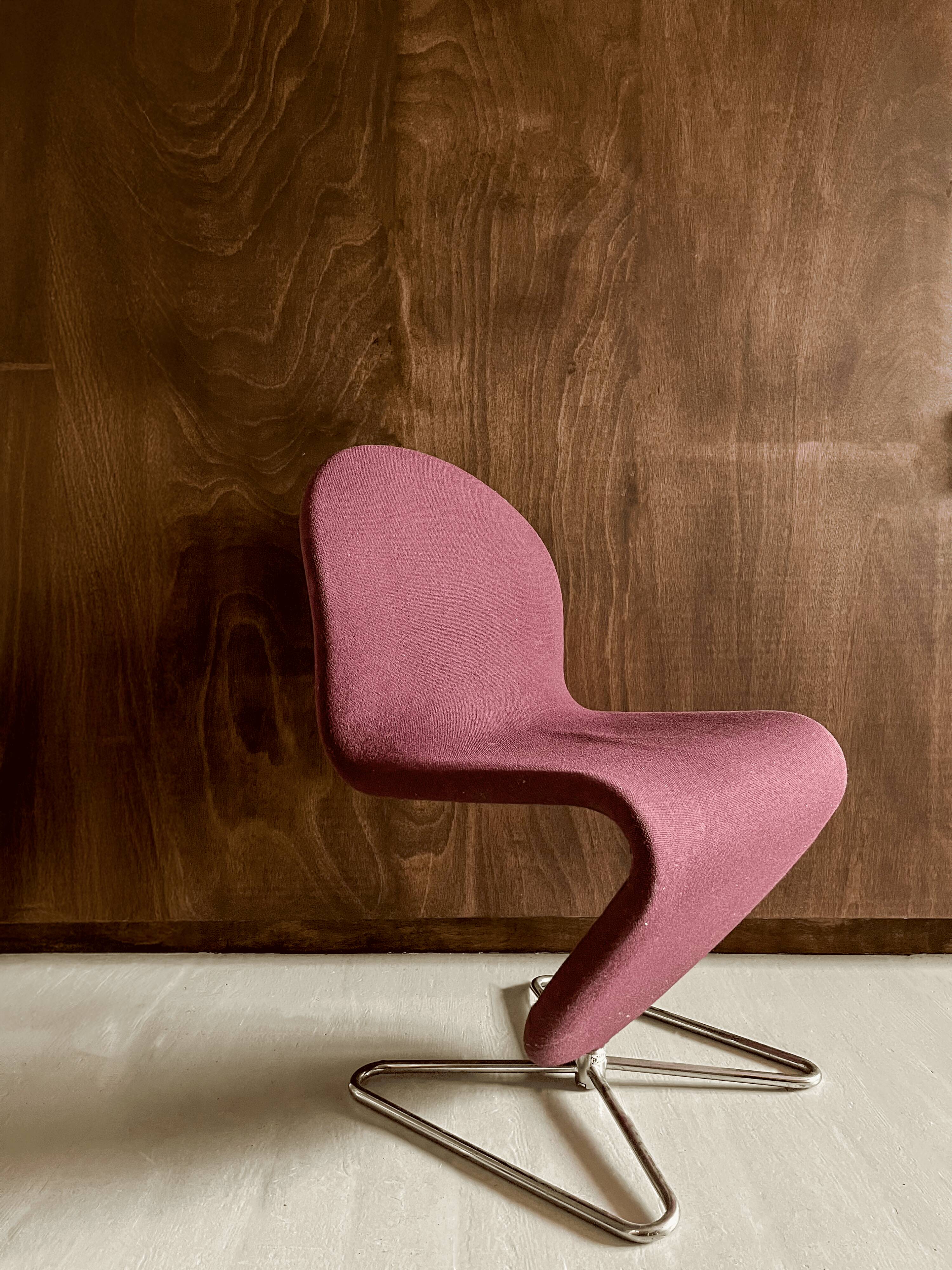 "System 1-2-3" chair by Verner Panton – Fritz Hansen Edition (1973)