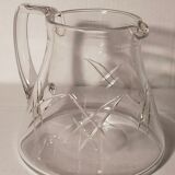 Crystal water pitcher early twentieth century