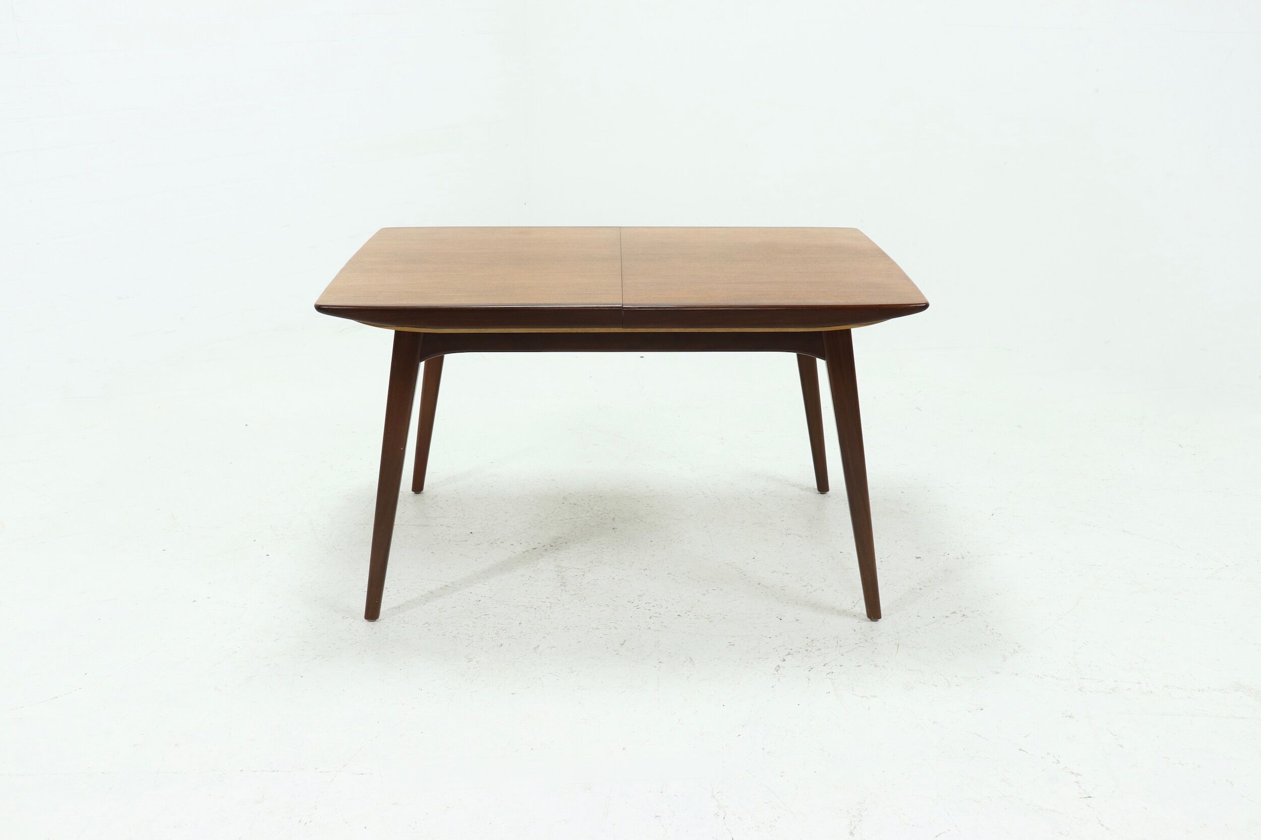 Extendable Teak Dining Table By Louis van Teeffelen for WeBe, 1950's