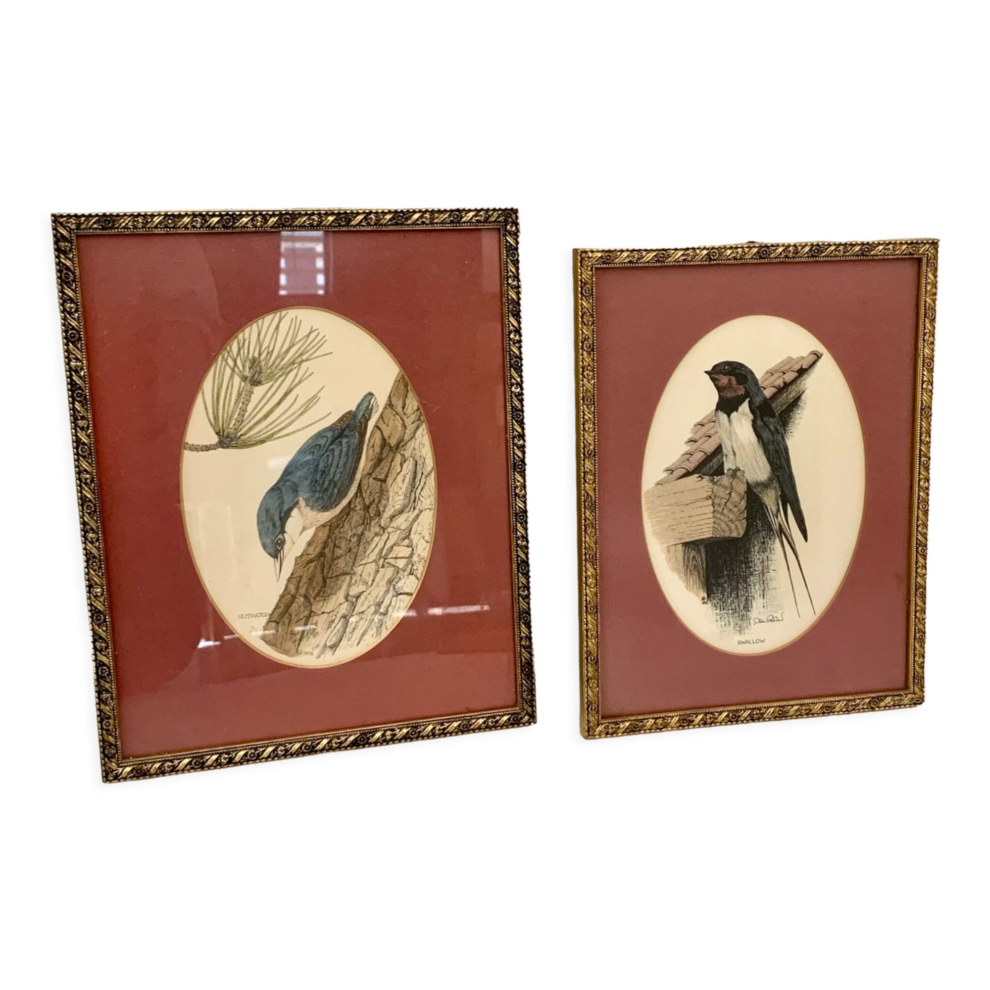 Set of 2 bird prints