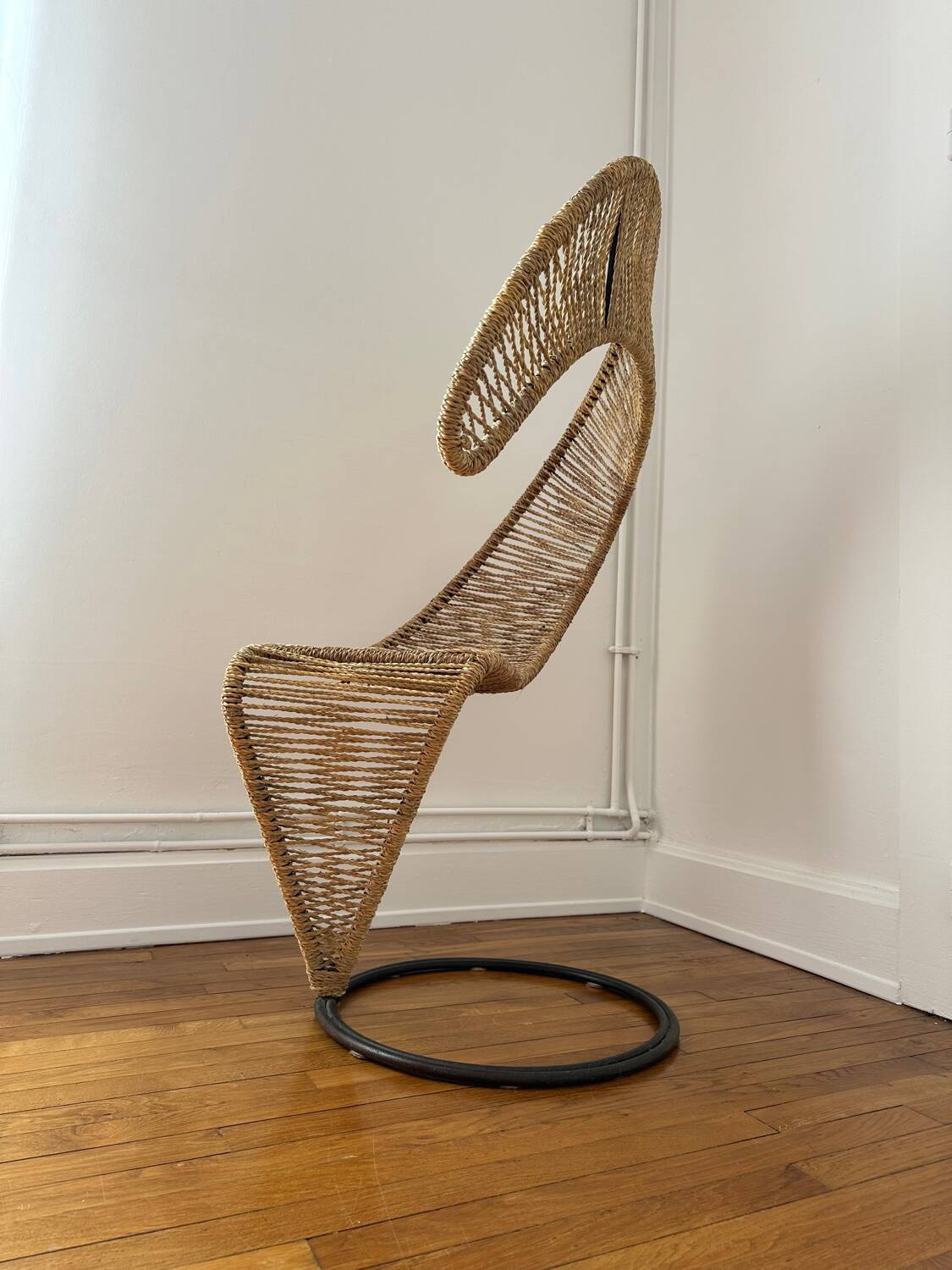 Question mark armchair by Tom Dixon, vintage 1980