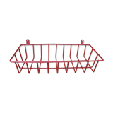 Sponge soap holder support Metal red