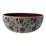 Very large hand-stamped salad bowl