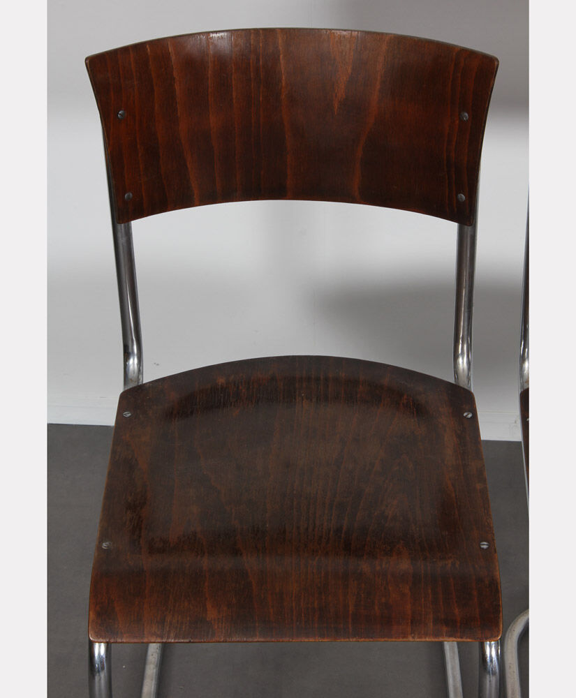 Pair of vintage chairs by Mart Stam for Kovona, 1940