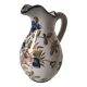 Small Malicorne pitcher with hand-painted floral decoration