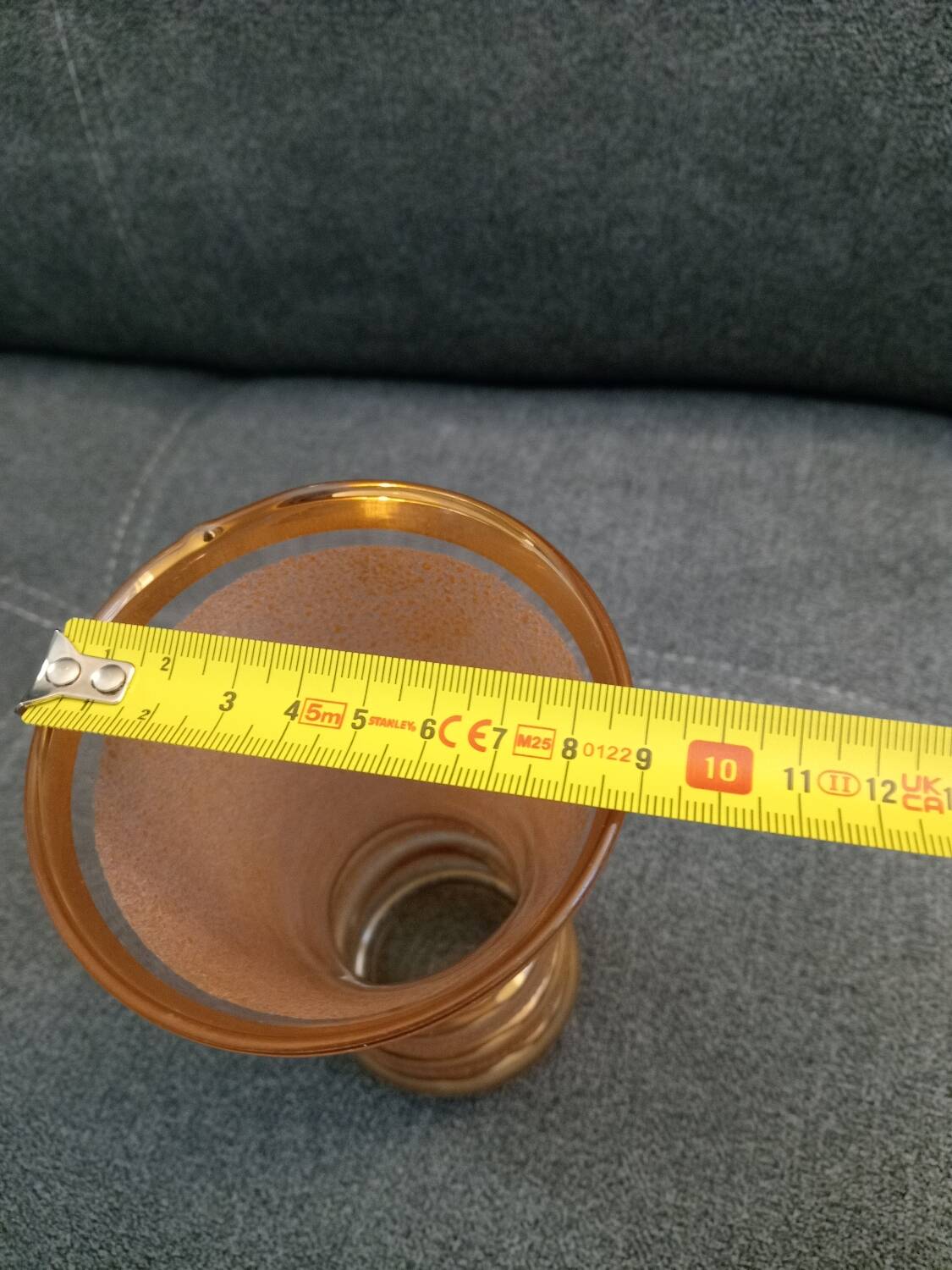 Art and Deco granite vase