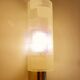 Vintage brass and glass sconces, 1970s, set of 2
