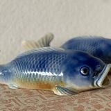 2 fish slip vases