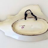 EMPTY POCKET shape of CERAMIC FISH can possibly hang vintage