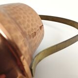 Copper and brass watering can