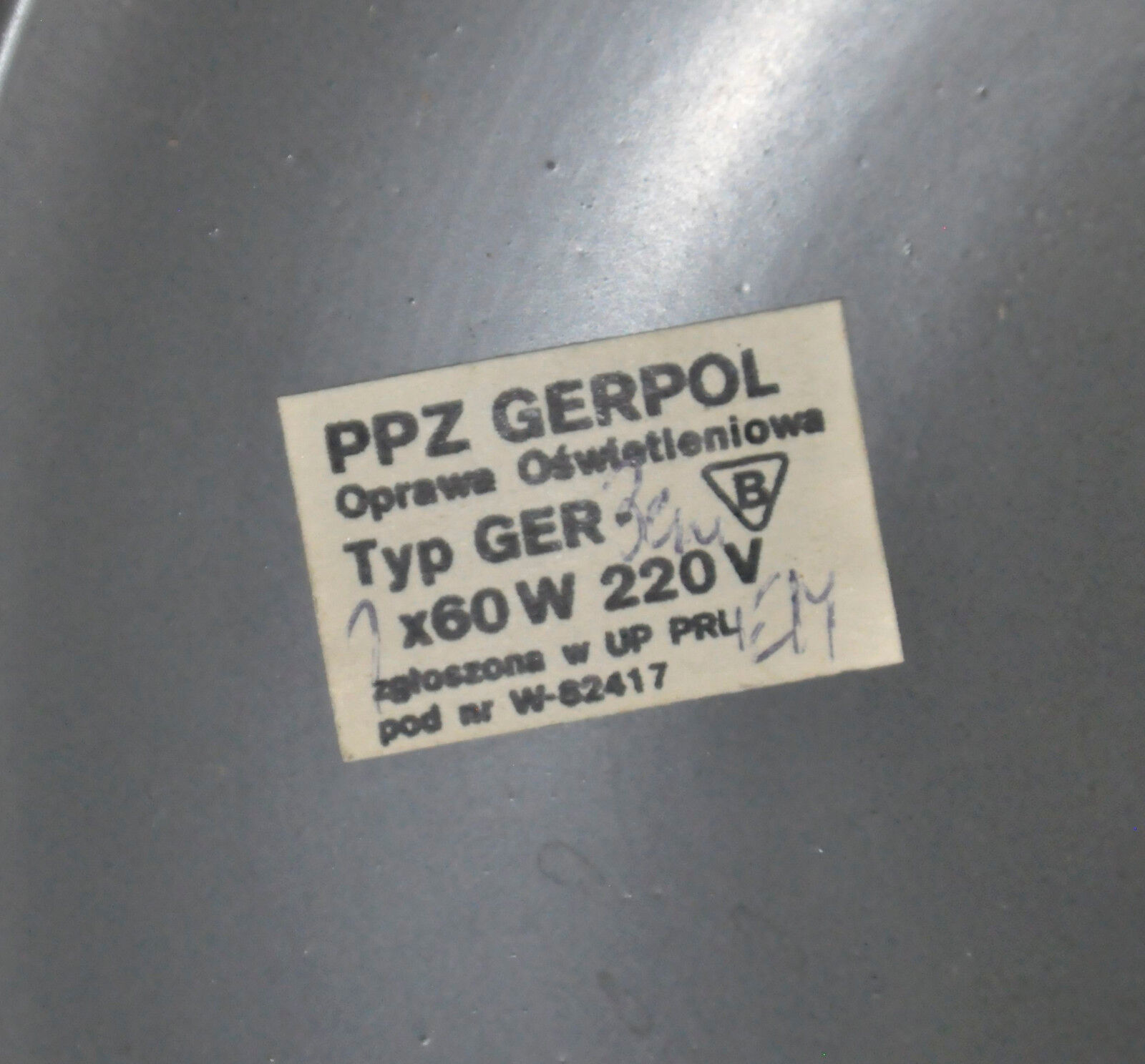 People's Republic of Poland, PPZ GERPOL desk lamp