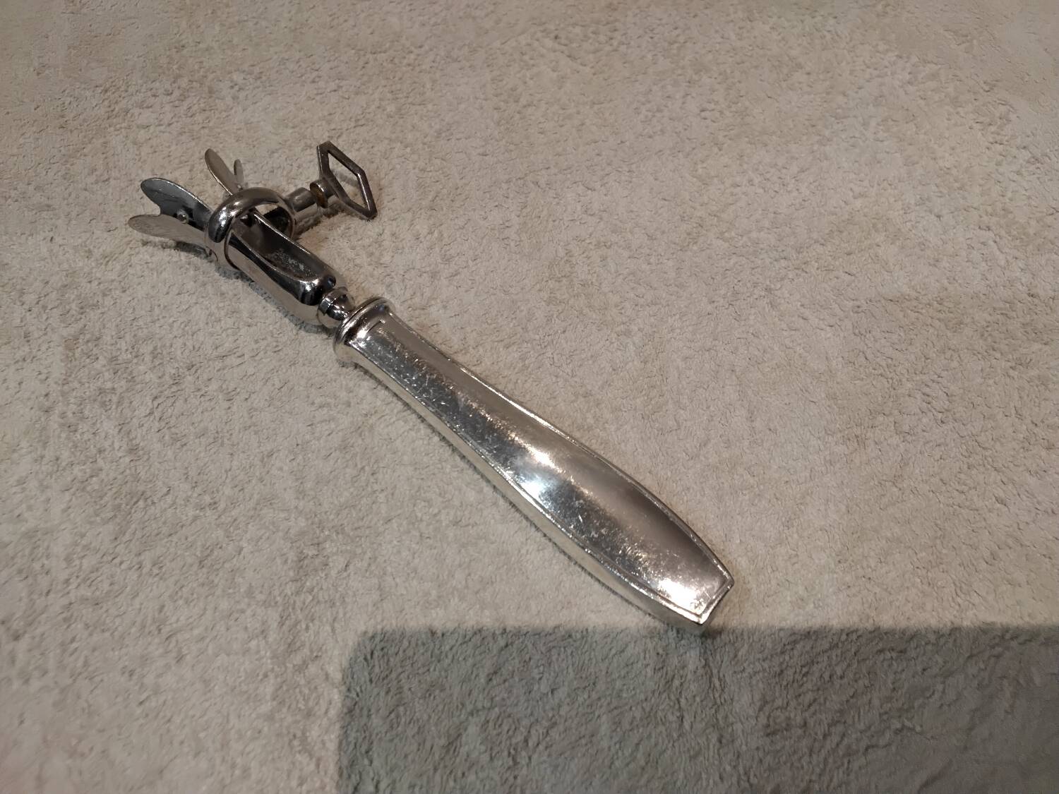 Christofle Atlas model silver-plated leg of lamb handle