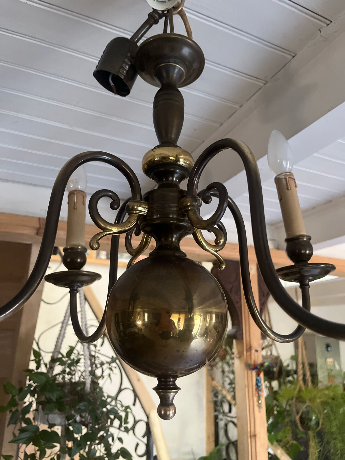 Lustre style Hollandais 4 branches