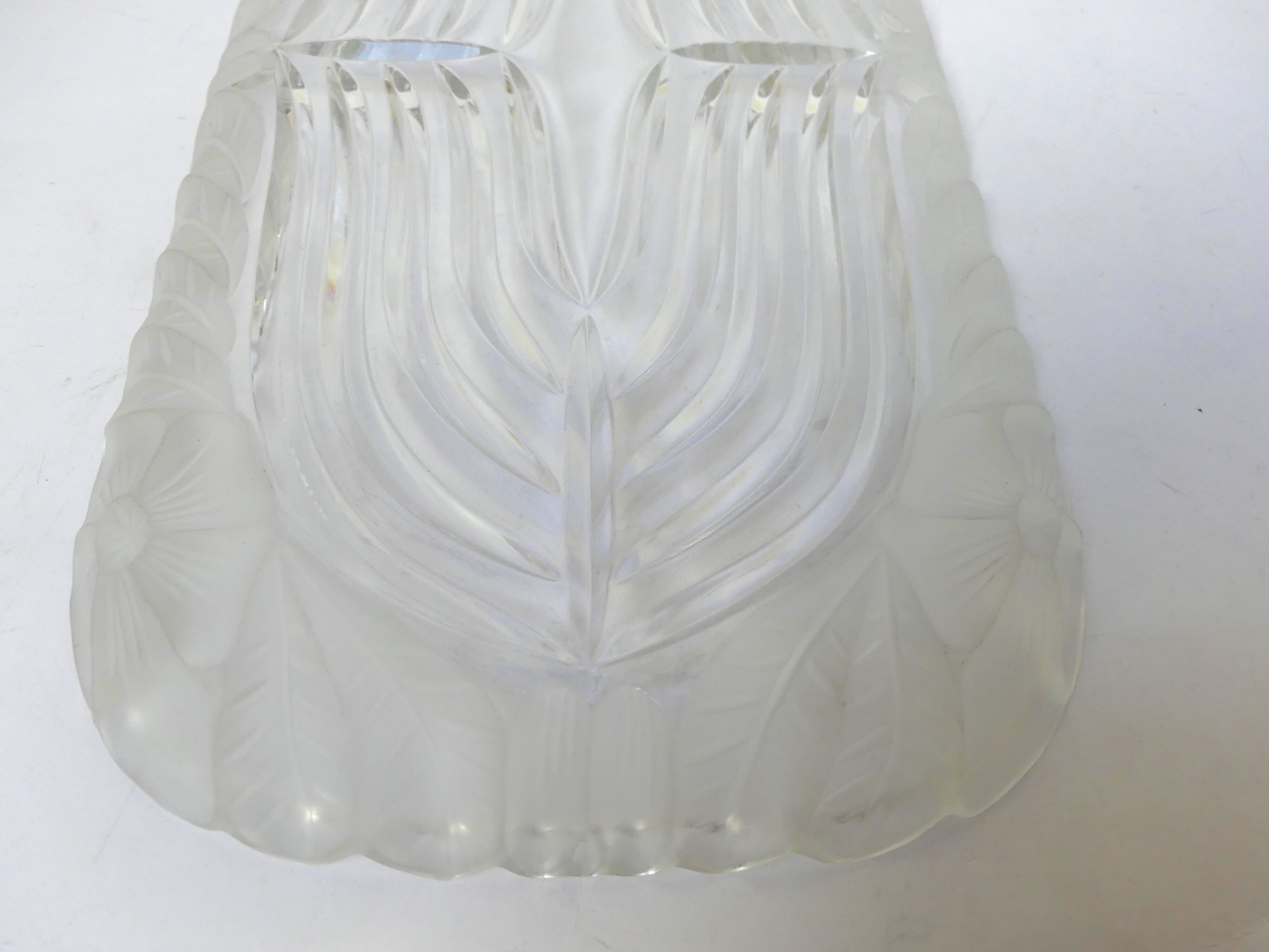 Anna hütte bleikristall crystal dish