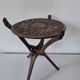 Wooden African Side Table