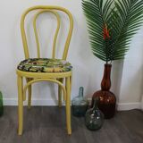 Custom bistro chair with a Landscape canvas