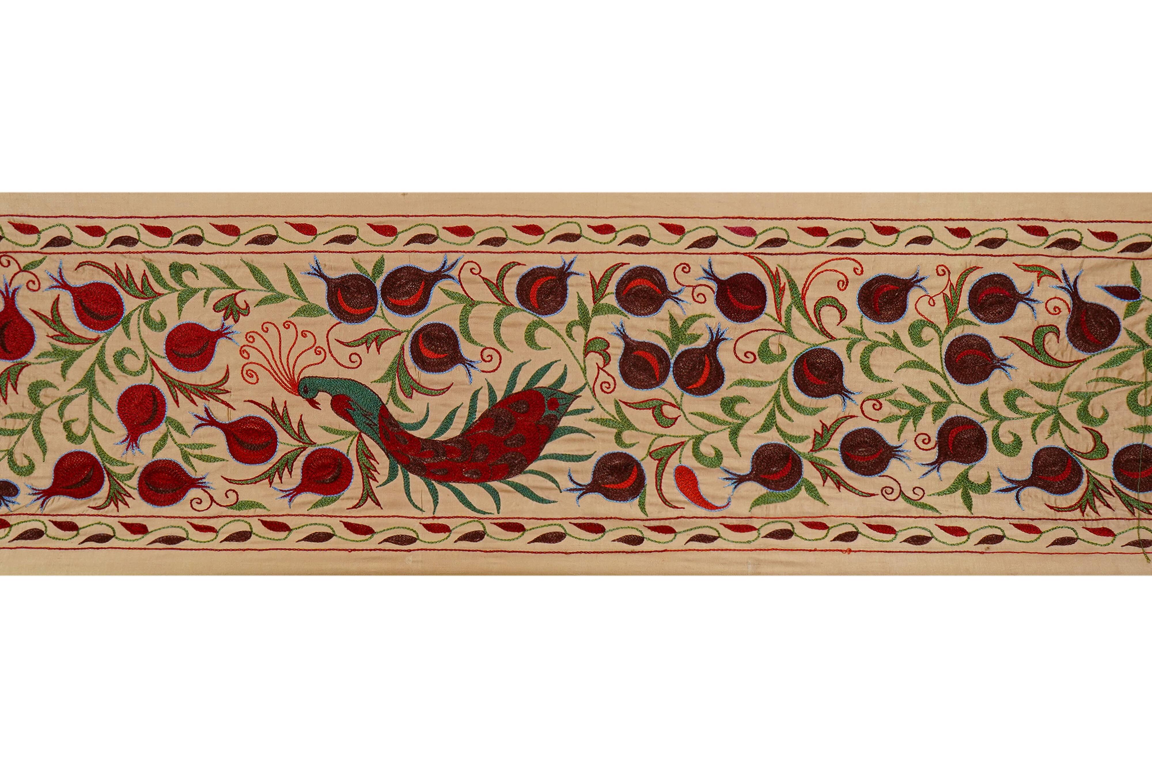 Hand-knotted rug, vintage Turkish rug 53x189 cm