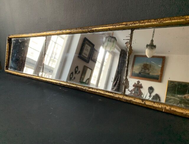 Nineteenth mirror with mercury