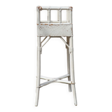Jardinière rotin et osier, XXème
