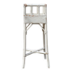 Rattan and wicker planter, 20th century