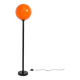 Orange globe floor lamp 1970