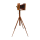 Wooden photo room