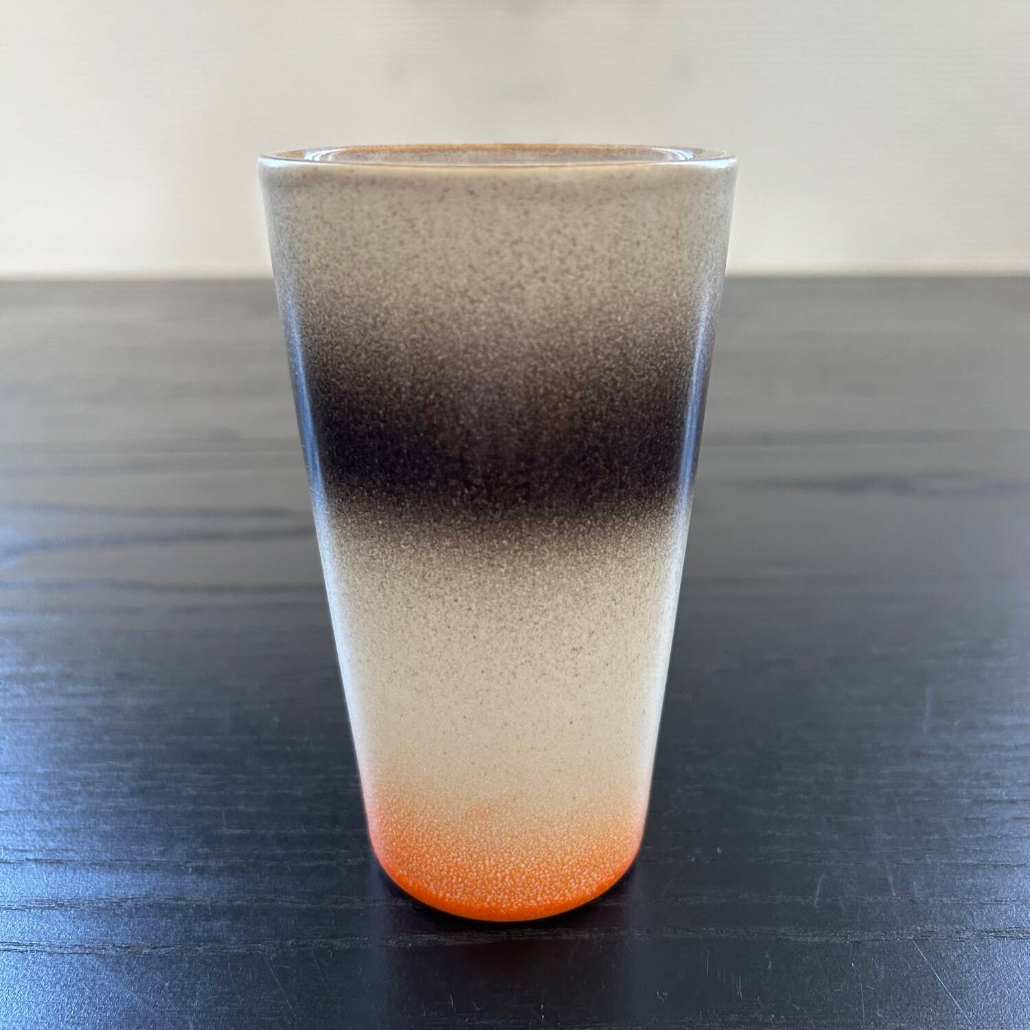 Small gray gradient Scandinavian vase