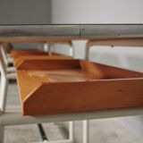 Vintage school benches, 60s, set of 3