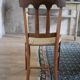 Old straw chair