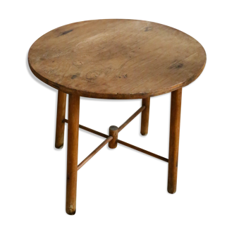 Rustic wooden side table, vintage