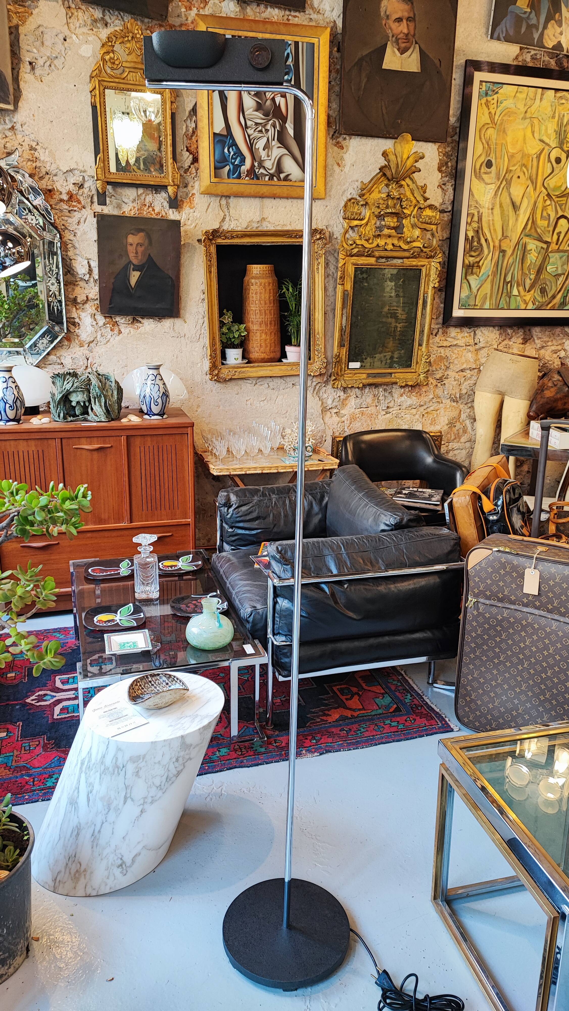 Vintage "camera 500" floor lamp by Ernesto Gismondi for Artemide, Italy 1970s