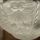 Suspension in white Art Deco period glass in the taste of Lalique