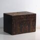 Antique chest painted in pine wood – China, around 1900