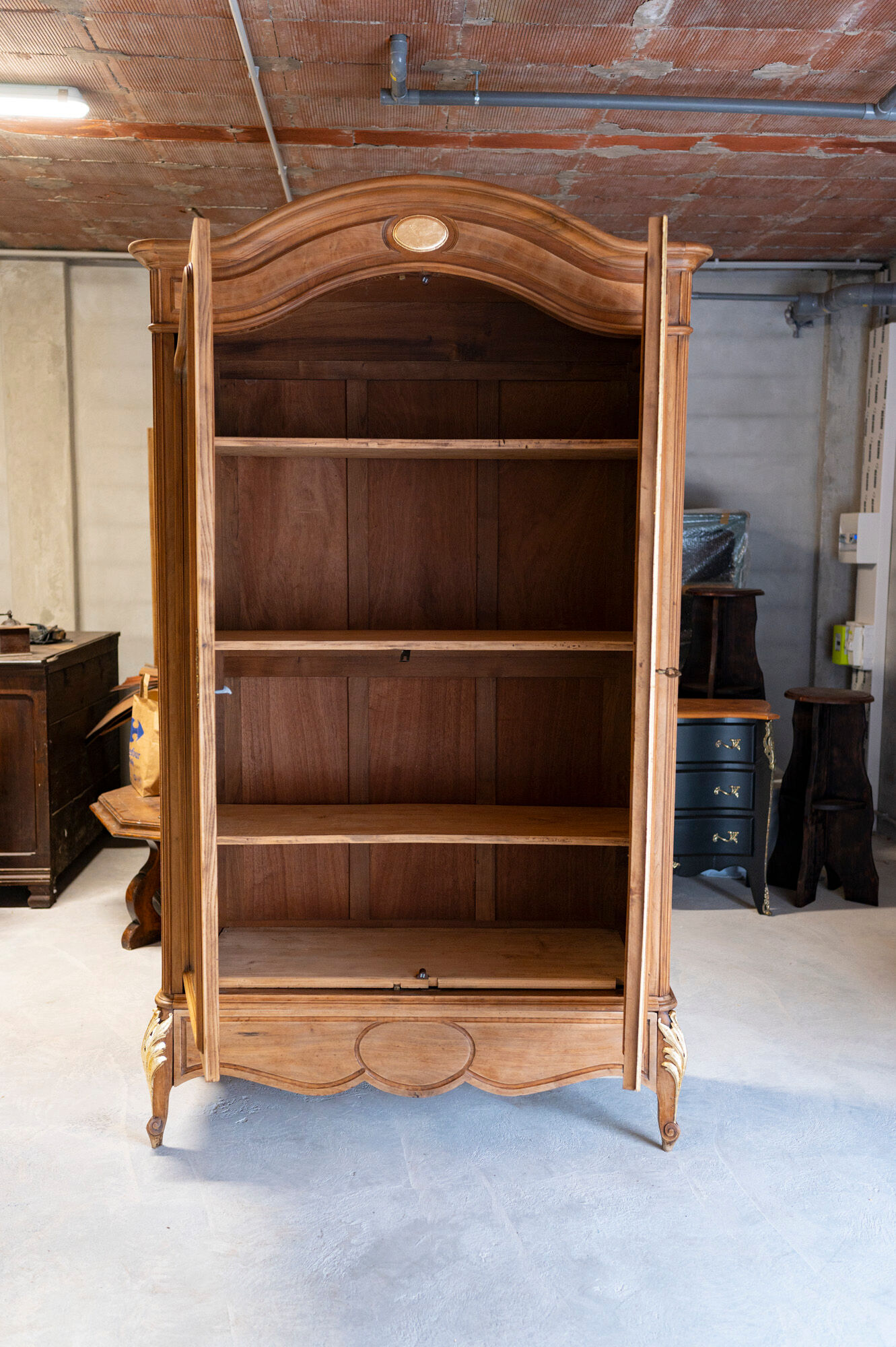 Large antique wardrobe