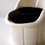 Vintage plastic armchairs