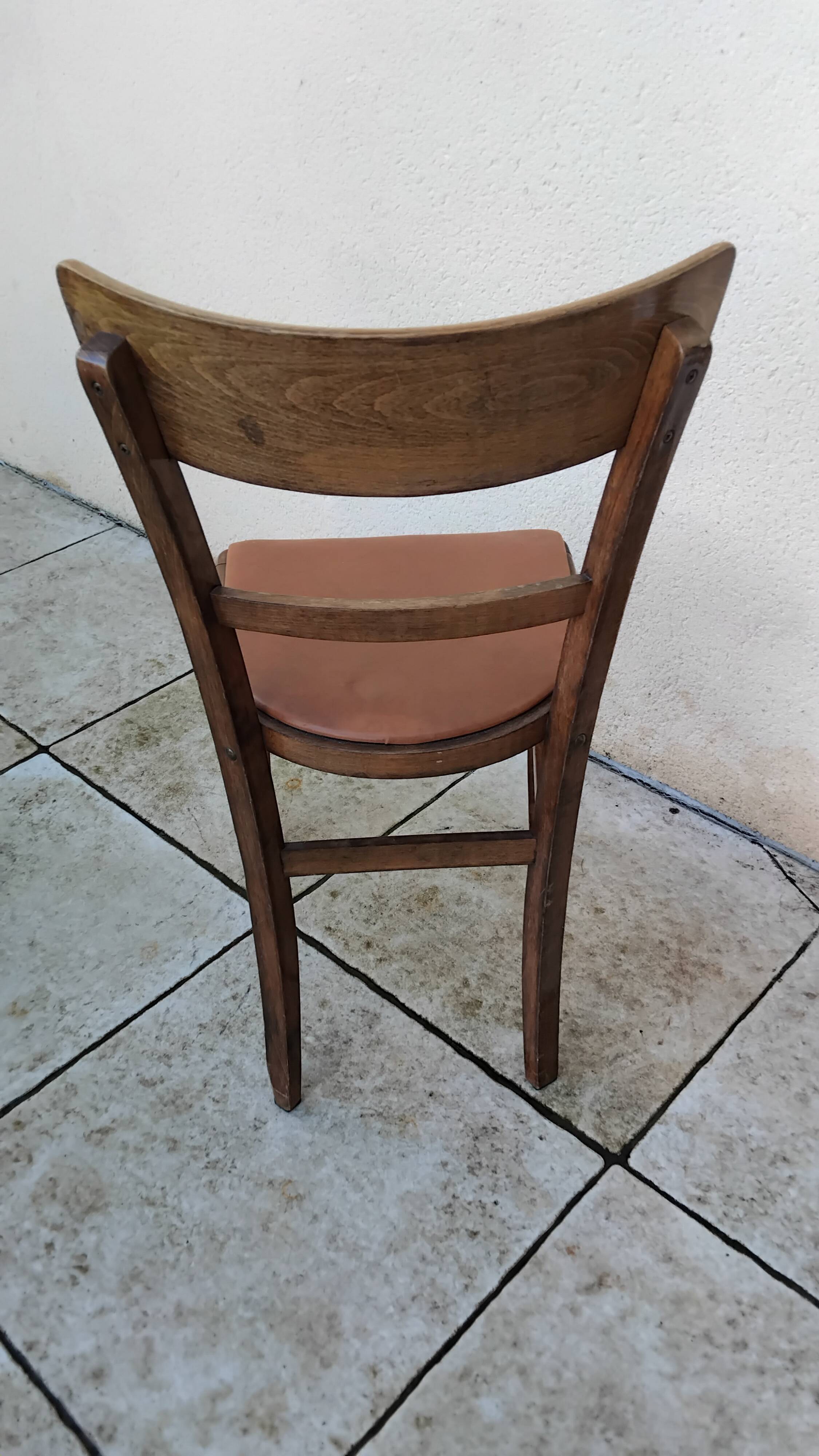 Chaise de bistrot vintage style baumann