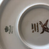 Service doré en porcelaine