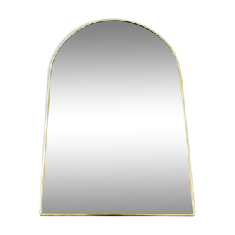 Miroir laiton doré 45 cm