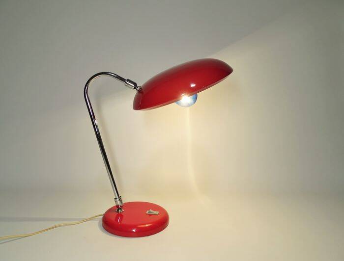 Lampe de Bureau Vintage • Cisne • Luis Pérez de la Oliva • Lupela • 1970