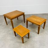 Classic wooden nesting tables