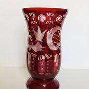 Vase en verre de Bohême