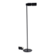 Lampe sur pied Haloprofil 878HR par Viktor Frauenknecht pour Swiss Lamps en noir