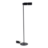 Lampe sur pied Haloprofil 878HR par Viktor Frauenknecht pour Swiss Lamps en noir