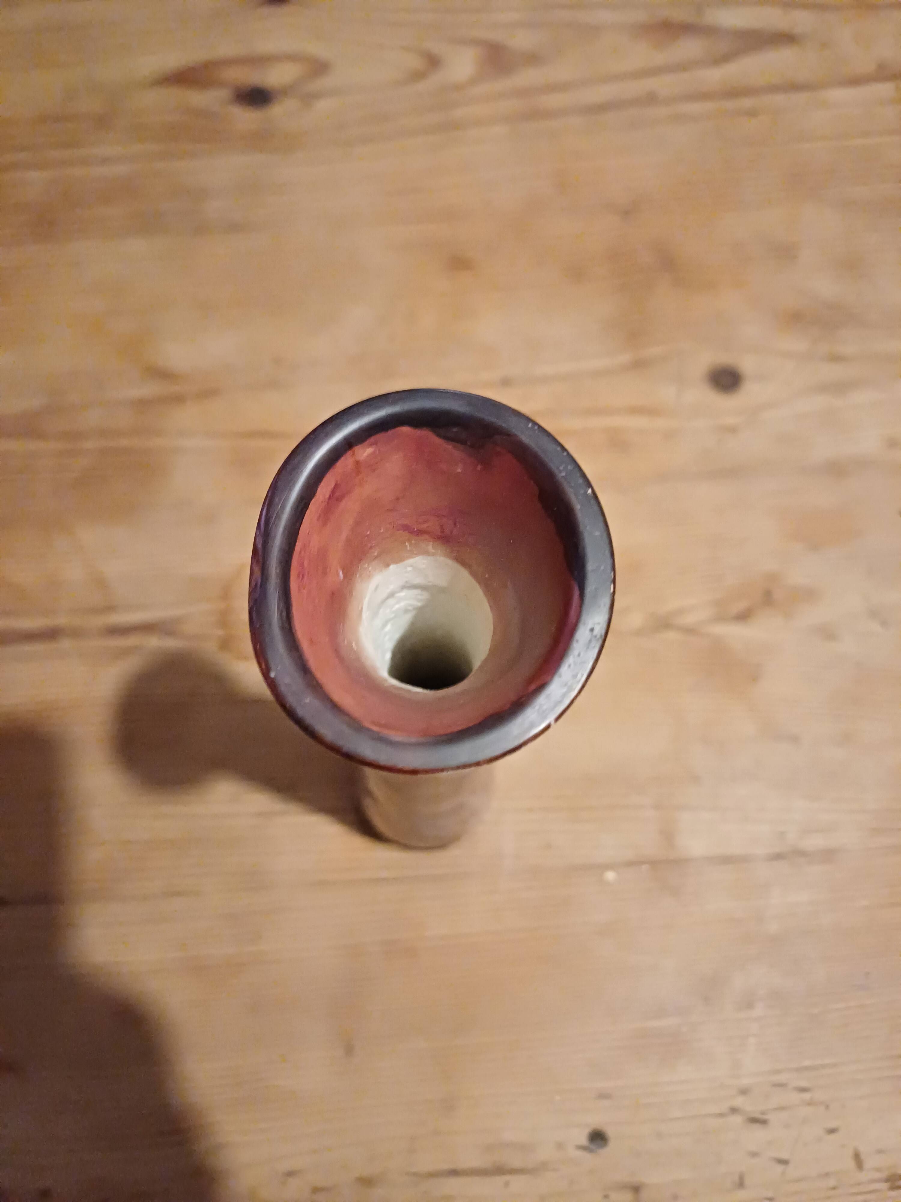 Engraved Stone Soliflore Vase