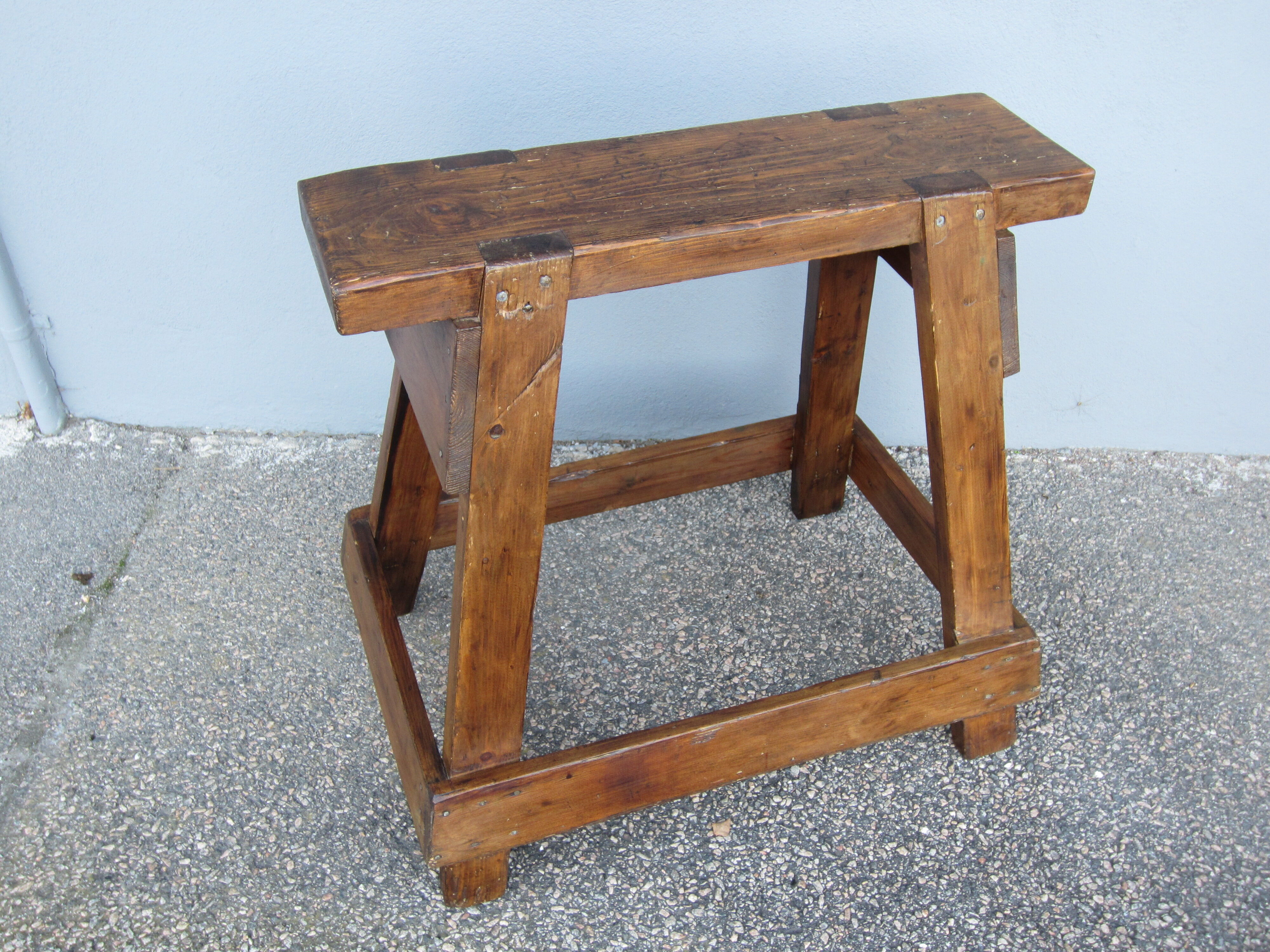 Rustic workshop stool