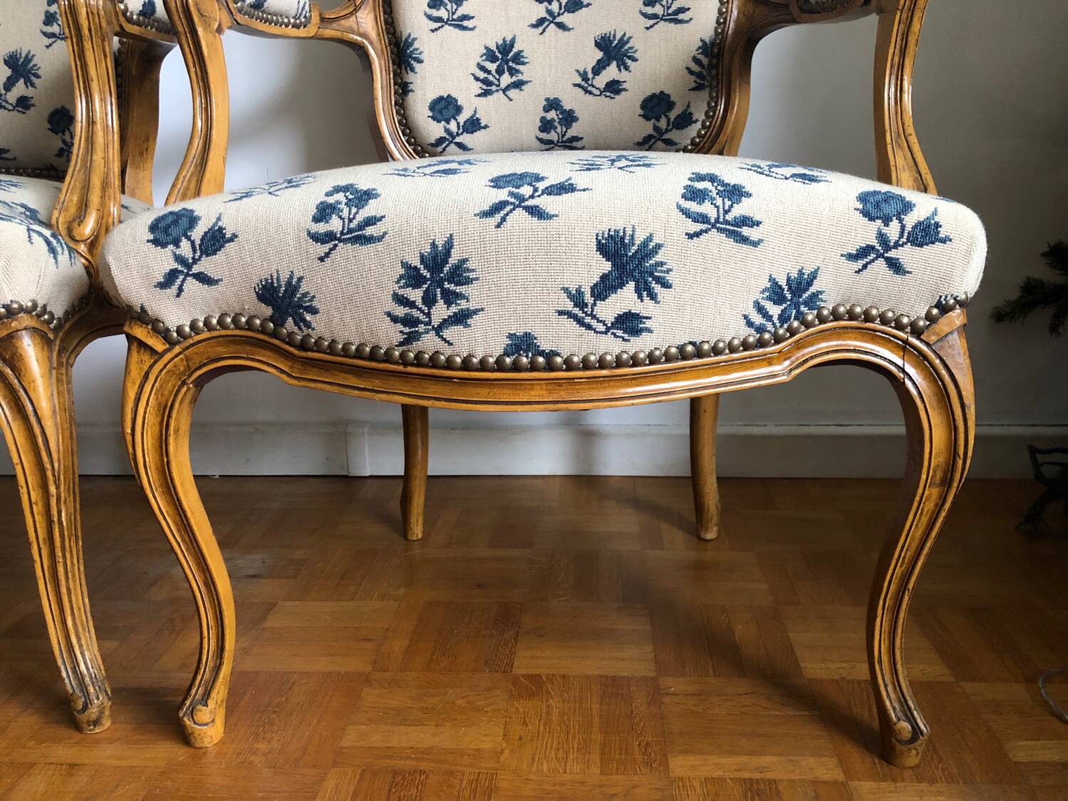 Pair of Louis XV armchairs