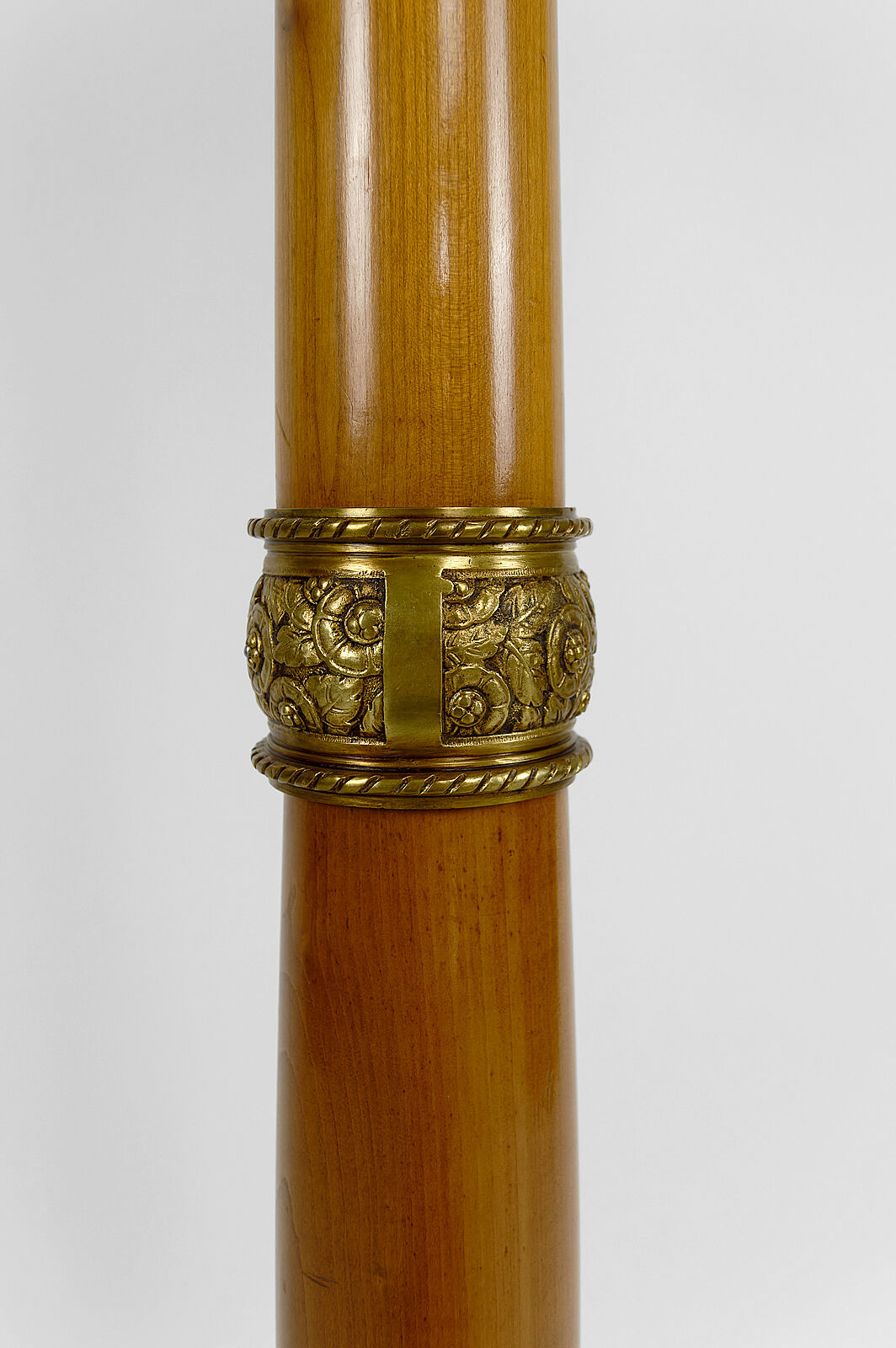 Art Nouveau cherry floor lamp by Paul Follot, circa 1920