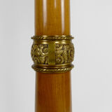 Art Nouveau cherry floor lamp by Paul Follot, circa 1920