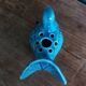 Dove bird vase flower holder in ceramic signed Saint Paul de Vence