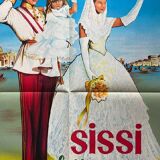 Original cinema poster "Sissi facing her destiny" Romy Schneider 60x80cm 1957